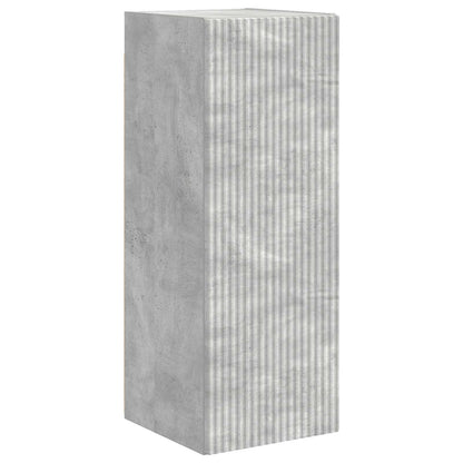 vidaXL TV-Wandregal-Set Wandmontiert 6 pcs Beton Grau