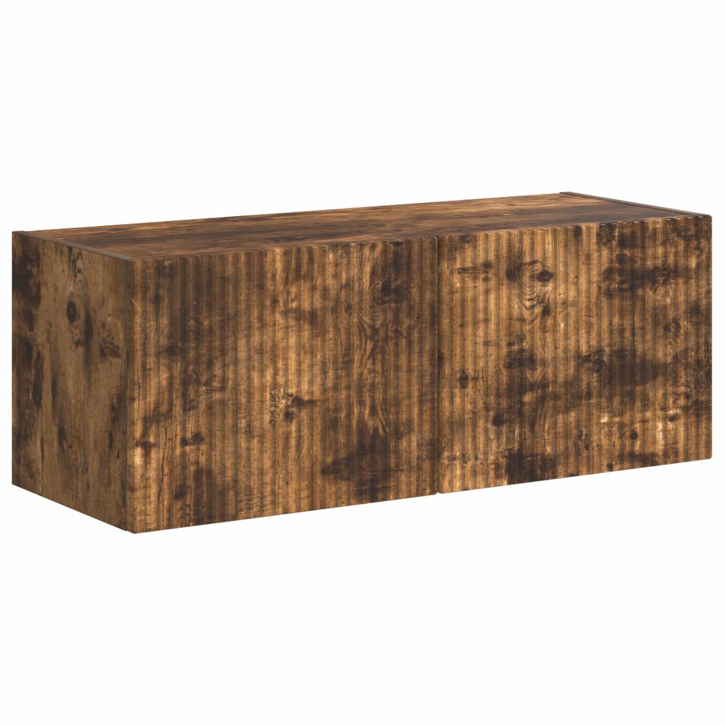 TV-Wandregal-Set Wandmontiert 6 pcs Geräucherte Eiche