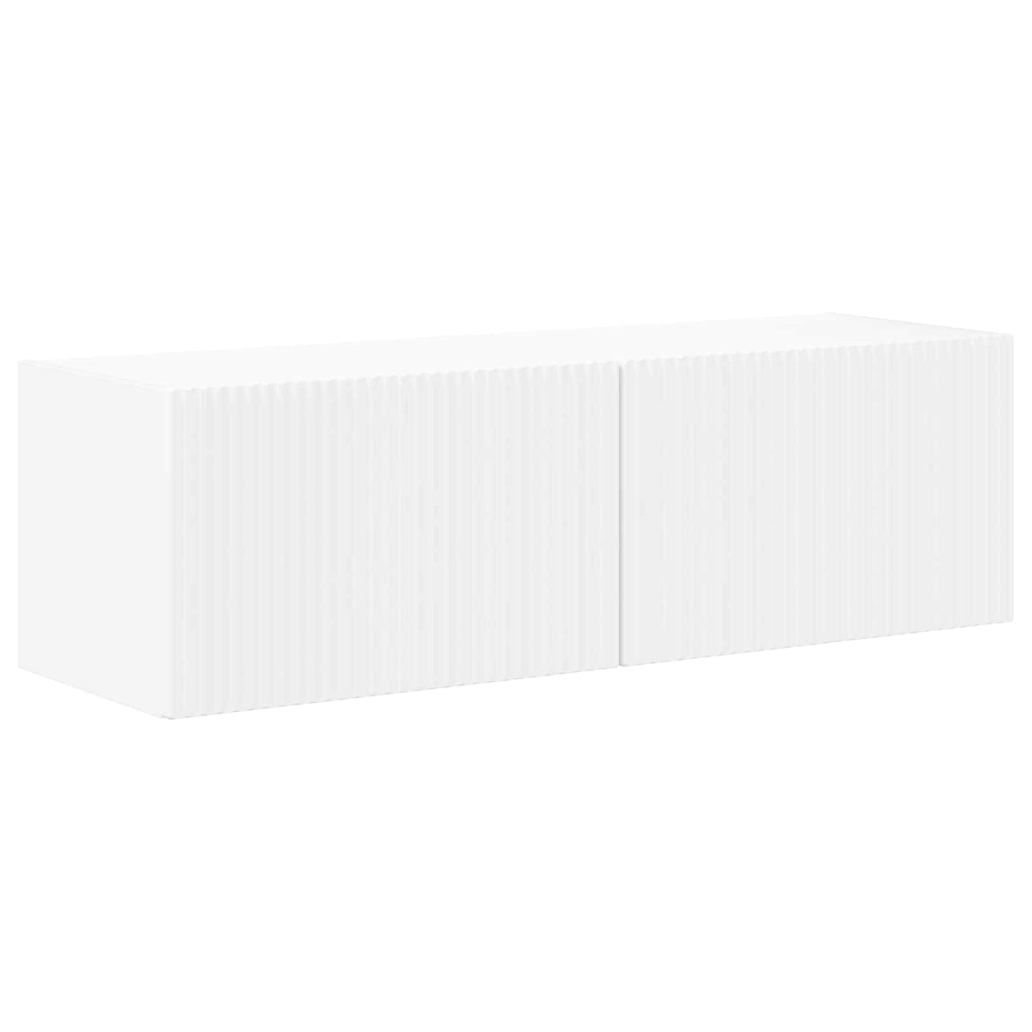 TV-Wandregal-Set Wandmontiert 6 pcs Weiß