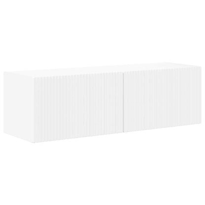 TV-Wandregal-Set Wandmontiert 6 pcs Weiß