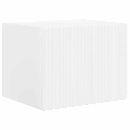 TV-Wandregal-Set Wandmontiert 6 pcs Weiß