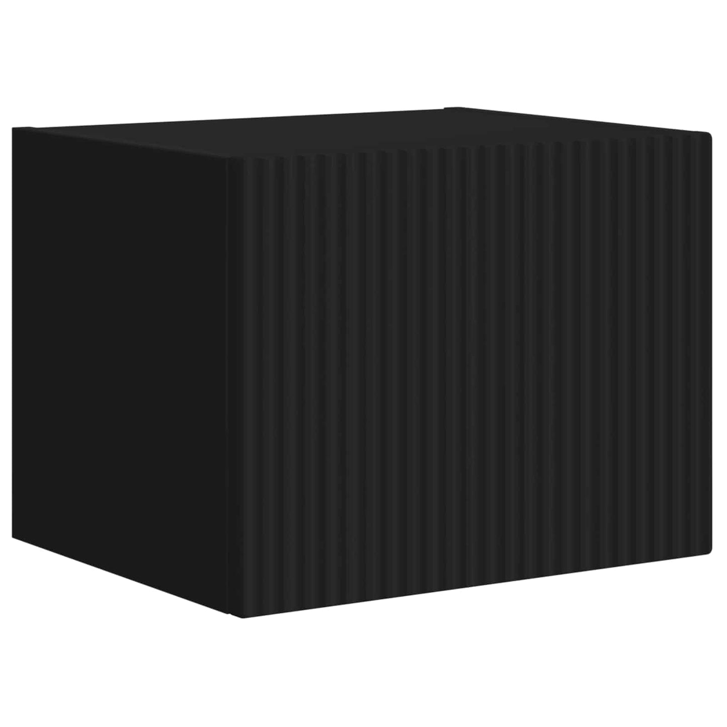 vidaXL TV-Wandregal-Set Wandmontiert 6 pcs Schwarz