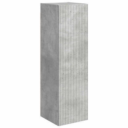 vidaXL TV-Wandregal-Set Wandmontiert 6 pcs Beton Grau