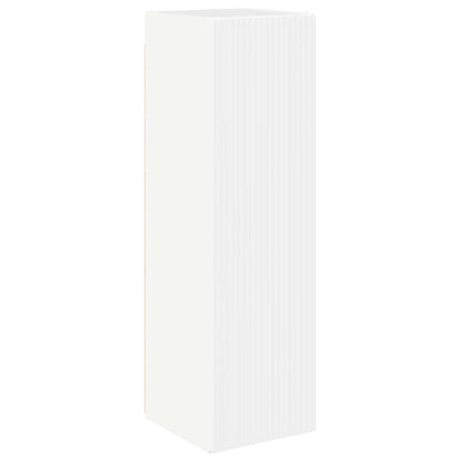 vidaXL TV-Wandregal-Set Wandmontiert 6 pcs Hochglanz Weiß