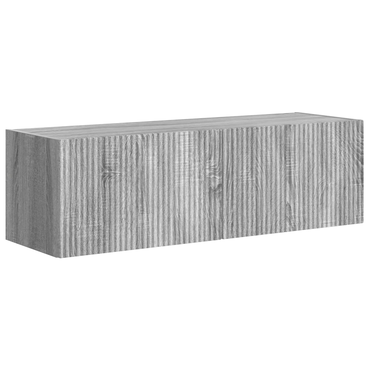 vidaXL TV-Wandregal-Set Wandmontiert 6 pcs Graues Sonoma