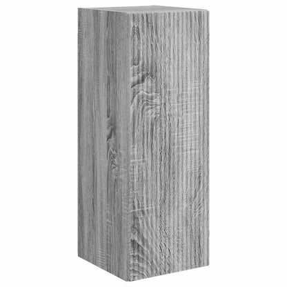 vidaXL TV-Schrankset Wandmontiert 2 pcs Graues Sonoma Holzwerkstoff