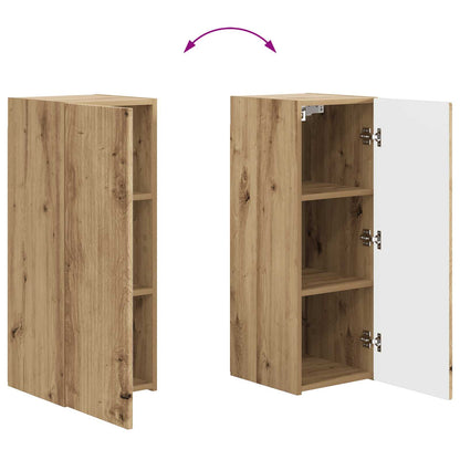 vidaXL TV-Schrankset Wandmontiert 2 pcs Artisan-Eiche Holzwerkstoff