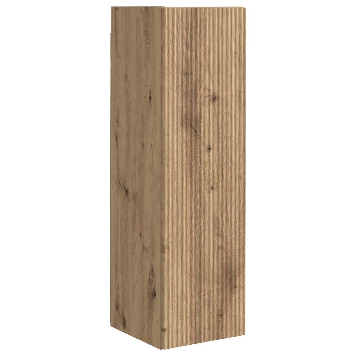vidaXL TV-Schrankset Wandmontiert 3 pcs Artisan-Eiche Holzwerkstoff