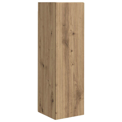 vidaXL TV-Schrankset Wandmontiert 3 pcs Artisan-Eiche Holzwerkstoff