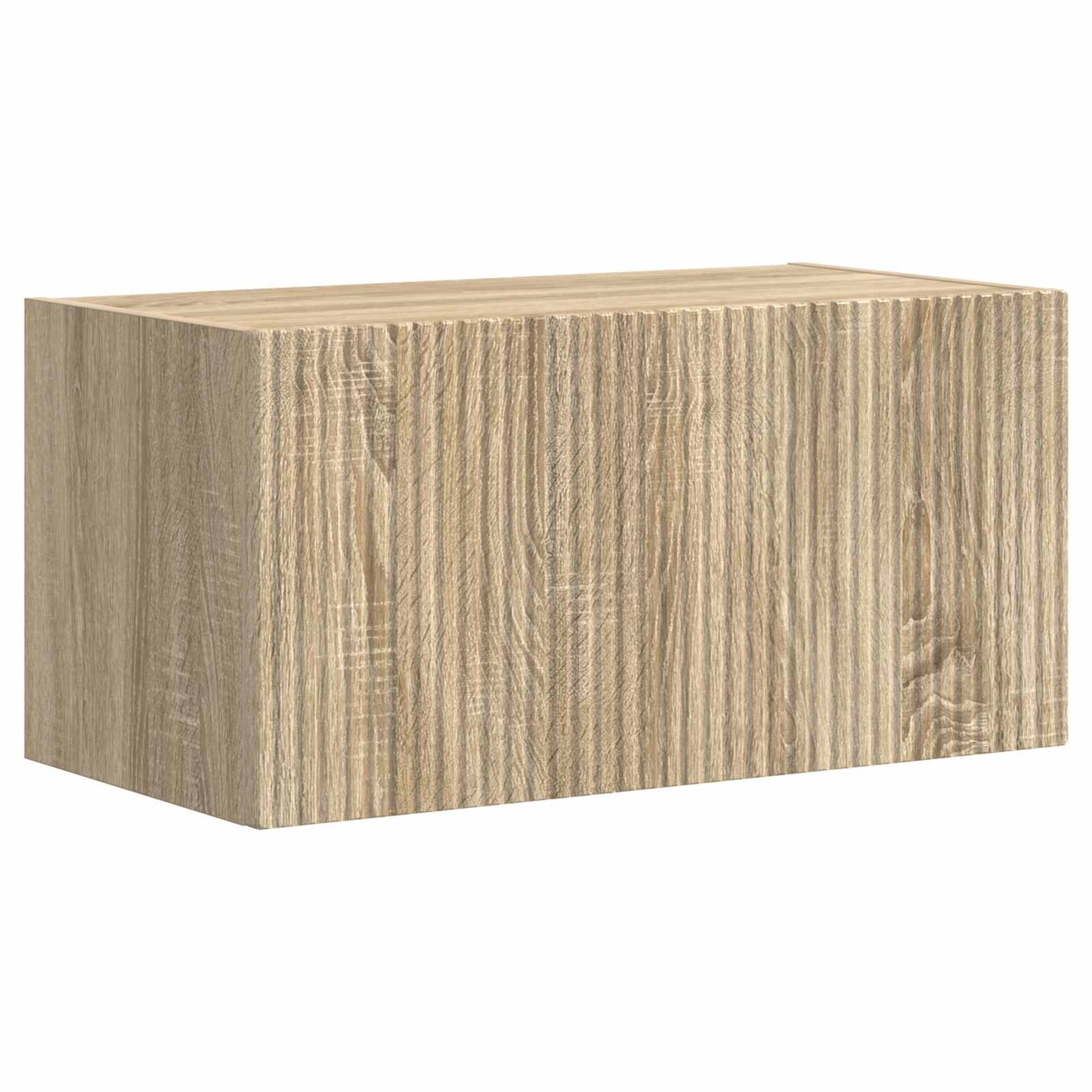 vidaXL TV-Schrankset Wandmontiert 4 pcs Sonoma-Eiche Holzwerkstoff
