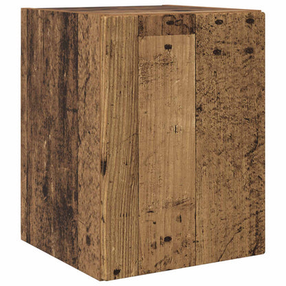 vidaXL TV-Schrankset Wandmontiert 4 pcs Altholz Holzwerkstoff