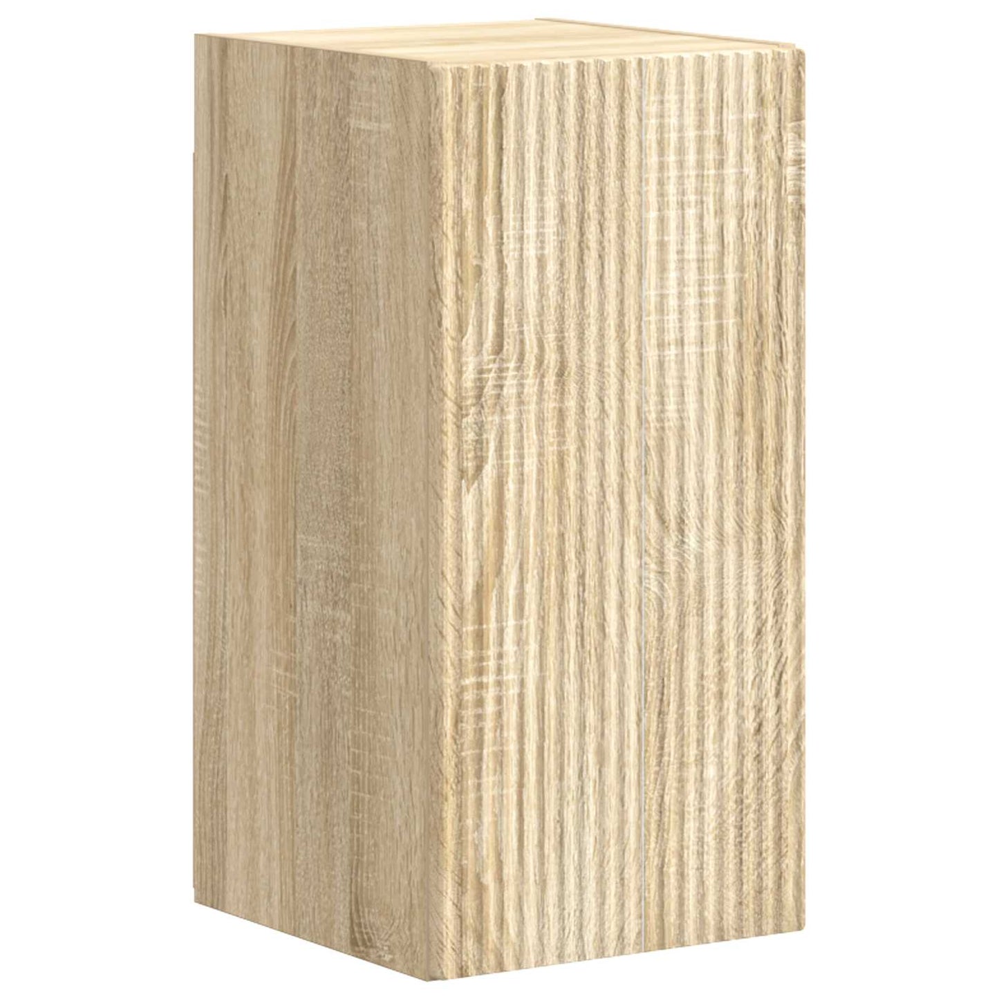 vidaXL TV-Schrankset Wandmontiert 4 pcs Sonoma-Eiche Holzwerkstoff