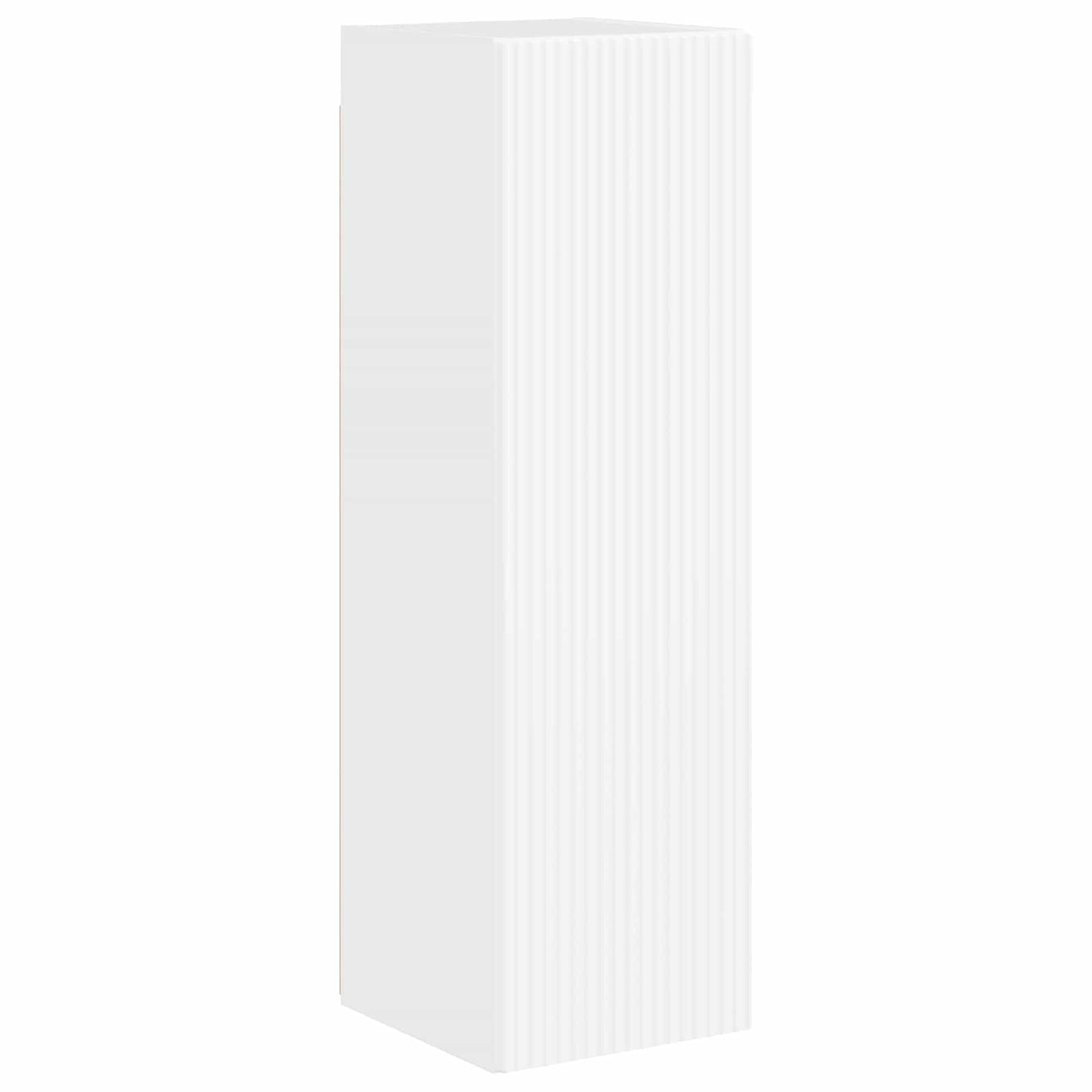 vidaXL Ensemble de meubles TV muraux 4 pcs Blanc brillant Bois d'ingénierie