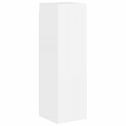 vidaXL Ensemble de meubles TV muraux 4 pcs Blanc brillant Bois d'ingénierie