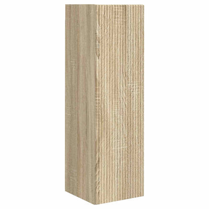 vidaXL Meuble TV mural 3 pcs Chêne Sonoma Aggloméré