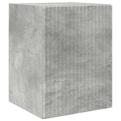 vidaXL TV-Schrankset Wandmontiert 3 pcs Beton Grau Holzwerkstoff