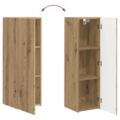 vidaXL TV-Schrankset Wandmontiert 3 pcs Artisan-Eiche Holzwerkstoff