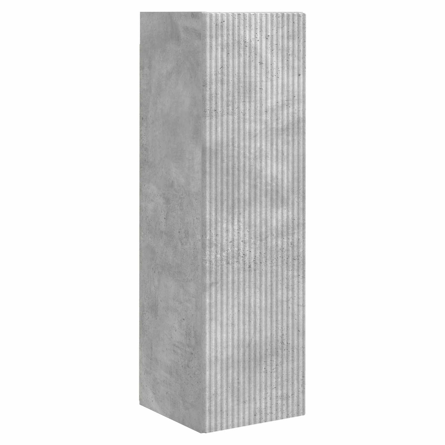 vidaXL TV-Schrankset Wandmontiert 4 pcs Beton Grau Holzwerkstoff