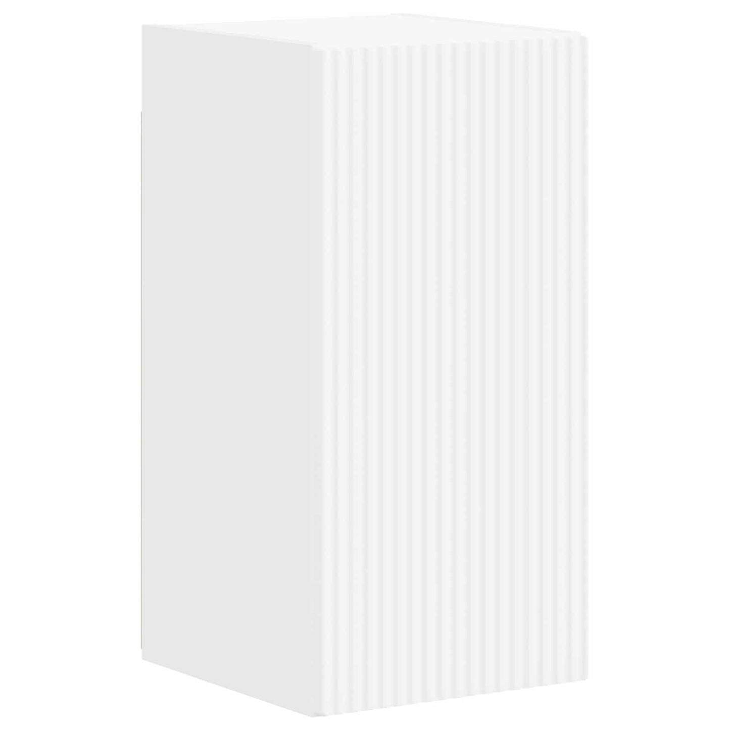 vidaXL TV-Schrankset Wandmontiert 4 pcs Weiß Holzwerkstoff