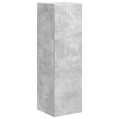 vidaXL Ensemble de meubles TV muraux 4 pcs Gris béton Aggloméré