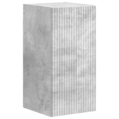 vidaXL Ensemble de meubles TV muraux 4 pcs Gris béton Aggloméré