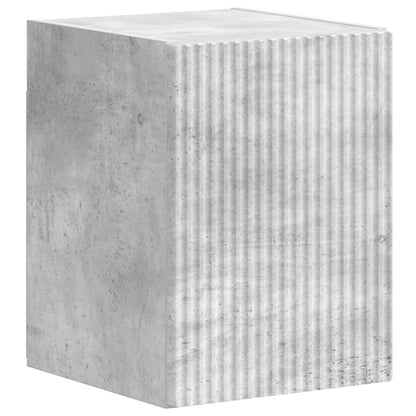 vidaXL Ensemble de meubles TV muraux 4 pcs Gris béton Aggloméré