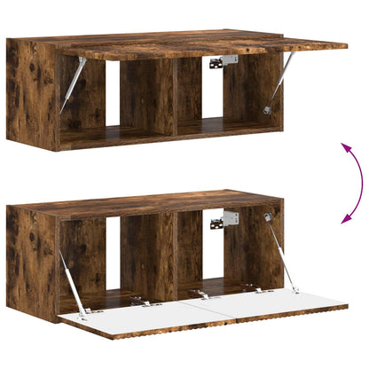 vidaXL TV-Schrankset 4 pcs Geräucherte Eiche Holzwerkstoff