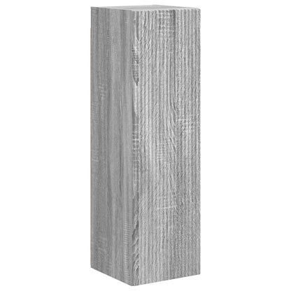 vidaXL TV-Schrankset Wandmontiert 4 pcs Graues Sonoma Holzwerkstoff