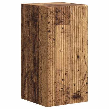 vidaXL TV-Schrankset Wandmontiert 4 pcs Altholz Holzwerkstoff