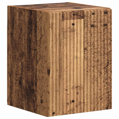 vidaXL TV-Schrankset Wandmontiert 4 pcs Altholz Holzwerkstoff