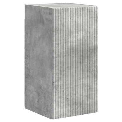 vidaXL Ensemble de meubles TV muraux 4 pcs Gris béton Aggloméré