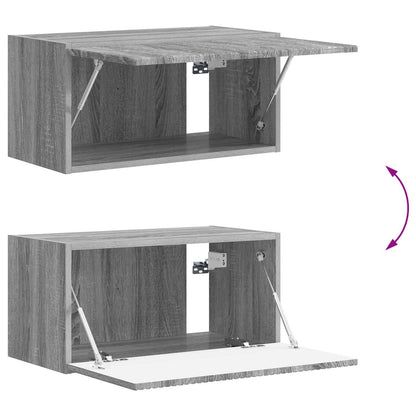 vidaXL TV-Schrankset Wandmontiert 4 pcs Graues Sonoma Holzwerkstoff