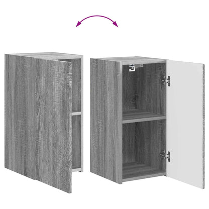 vidaXL TV-Schrankset Wandmontiert 4 pcs Graues Sonoma Holzwerkstoff