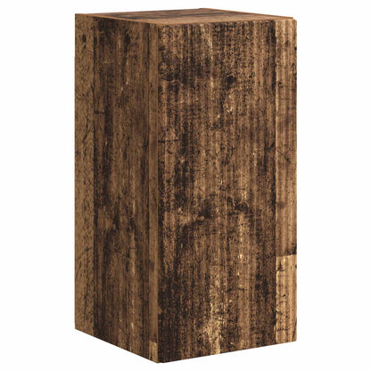 vidaXL TV-Schrankset Wandmontiert 4 pcs Altholz Holzwerkstoff