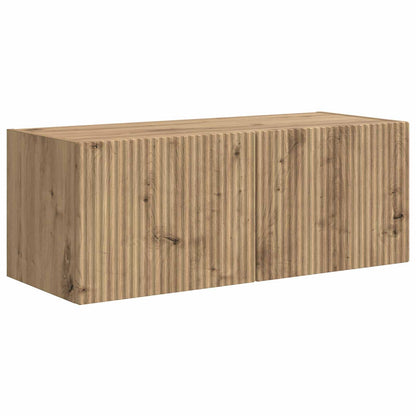 vidaXL TV-Schrankset Wandmontiert 5 pcs Beton Grau Holzwerkstoff