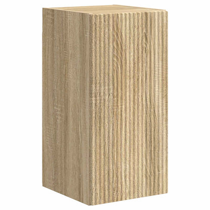 vidaXL TV-Schrankset Wandmontiert 5 pcs Sonoma-Eiche Holzwerkstoff