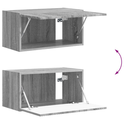 vidaXL TV-Schrankset Wandmontiert 5 pcs Graues Sonoma Holzwerkstoff