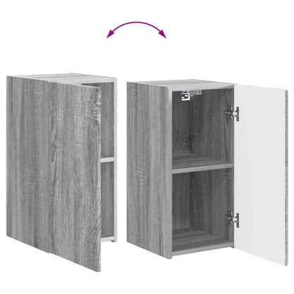 vidaXL TV-Schrankset Wandmontiert 5 pcs Graues Sonoma Holzwerkstoff