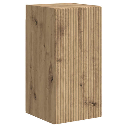 vidaXL TV-Schrankset Wandmontiert 5 pcs Artisan-Eiche Holzwerkstoff