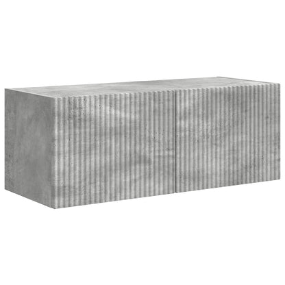 vidaXL TV-Schrankset Wandmontiert 5 pcs Beton Grau Holzwerkstoff