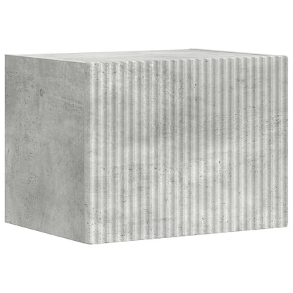 vidaXL TV-Schrankset Wandmontiert 5 pcs Beton Grau Holzwerkstoff