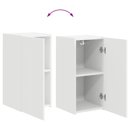 vidaXL TV-Schrankset 5 pcs Weiß Holzwerkstoff