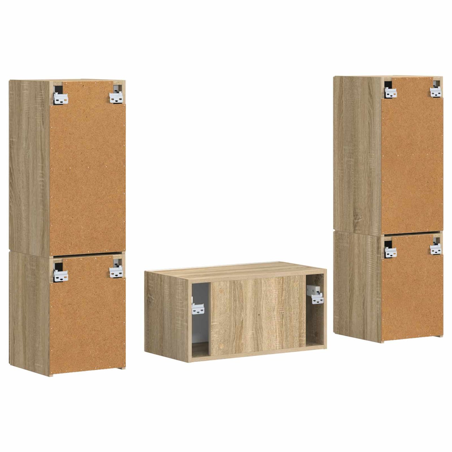 TV-Schrankset 5 pcs Sonoma-Eiche Holzwerkstoff