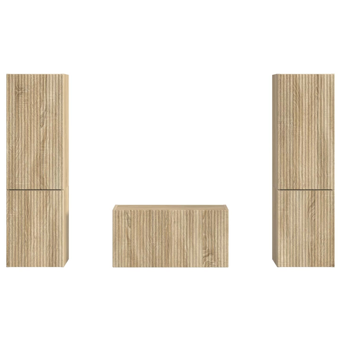TV-Schrankset 5 pcs Sonoma-Eiche Holzwerkstoff