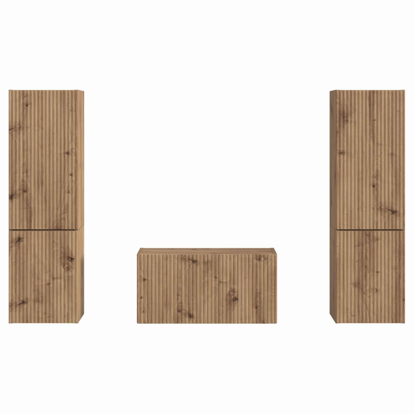 TV-Schrankset 5 pcs Artisan-Eiche Holzwerkstoff