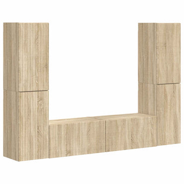 vidaXL TV-Schrankset 6 pcs Sonoma-Eiche Holzwerkstoff