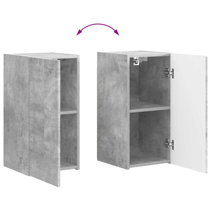 vidaXL TV-Schrankset 6 pcs Beton Grau Holzwerkstoff