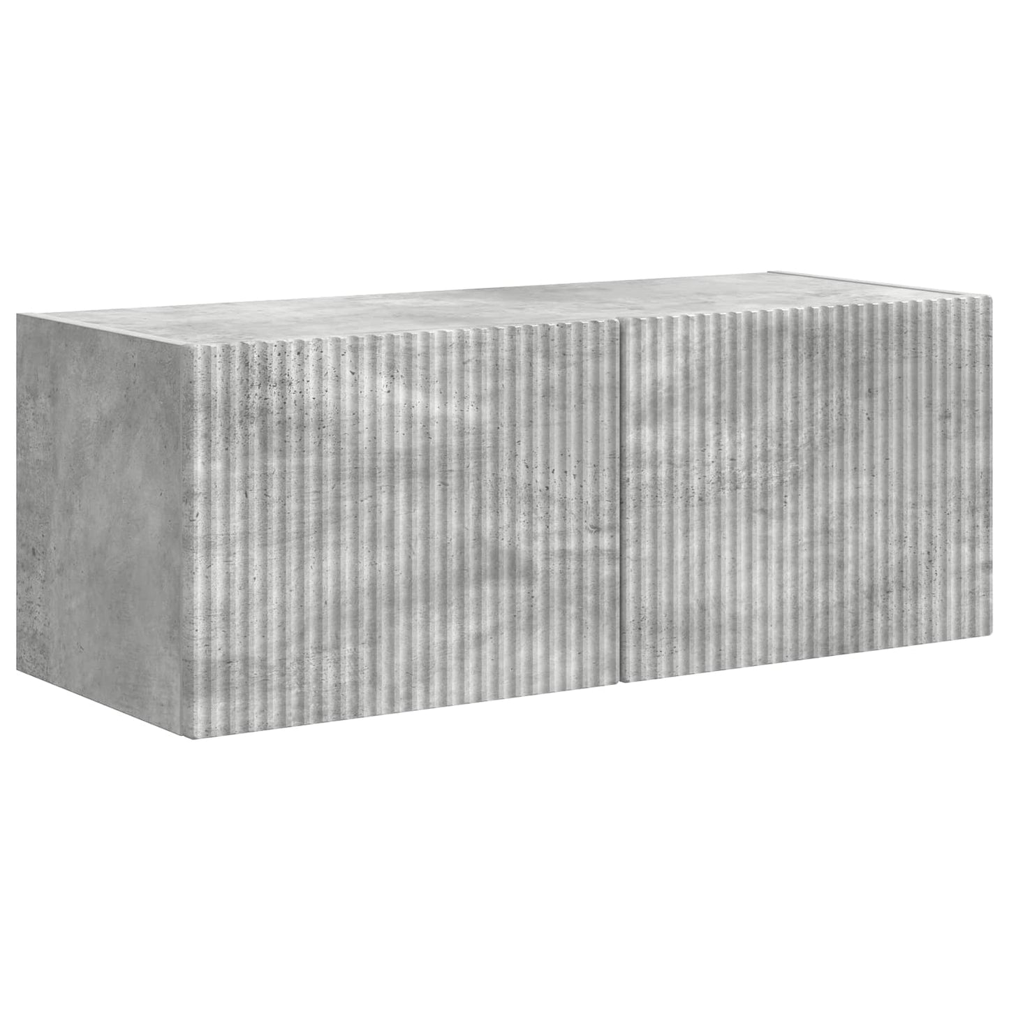 vidaXL TV-Schrankset 4 pcs Beton Grau Holzwerkstoff
