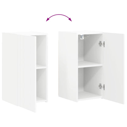 vidaXL TV-Schrankset 6 pcs Weiß Holzwerkstoff