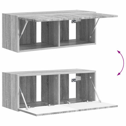 vidaXL TV-Schränk 8 pcs Graues Sonoma